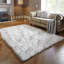 Tapis blanc moelleux à poils de mouton Haja-65284946