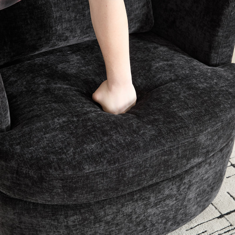 Chaise pivotante, Noir