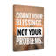 Count Your Blessing's - Wrapped Canvas Print