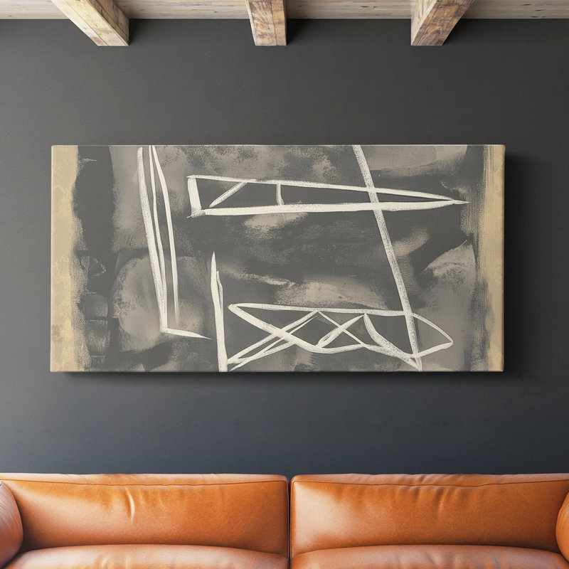 Série abstraite 8 # XCII-Gallery, toile tendue, H 16 po x l 32 po