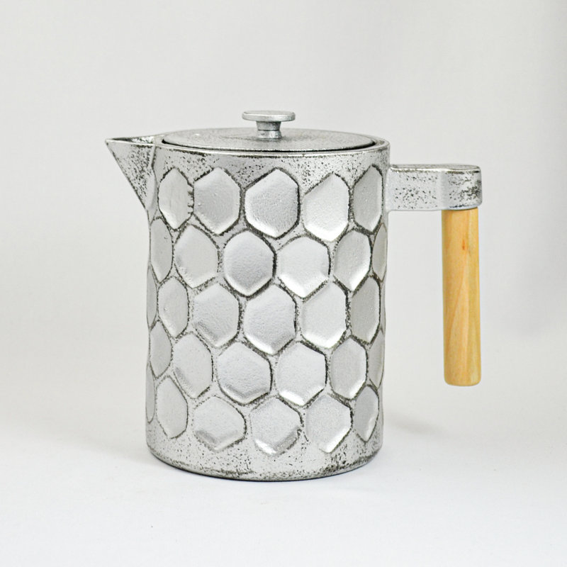 August Grove Bolyard 12ml Teapot, Silver