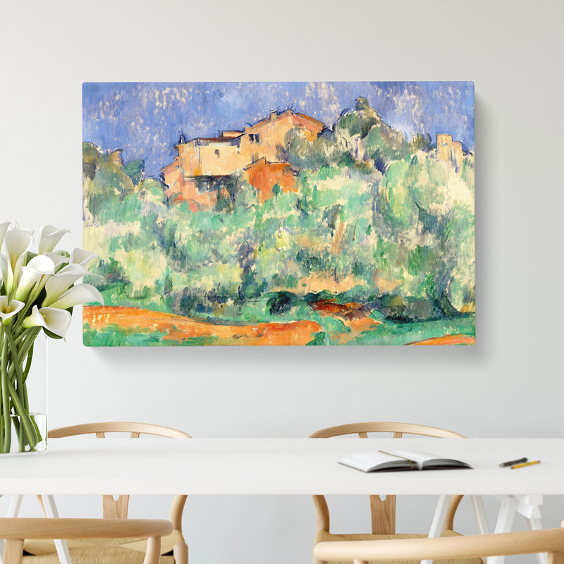 The Farm Of Bellevue by Paul Cezanne - Wrapped Canvas, 40cm H x 60cm W x 3cm D
