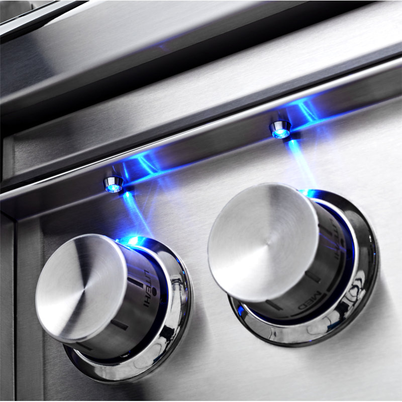 3-Burner Convertible Gas Grill with Rotisserie, Natural Gas