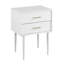 Table de chevet 2 tiroirs Mid-Century