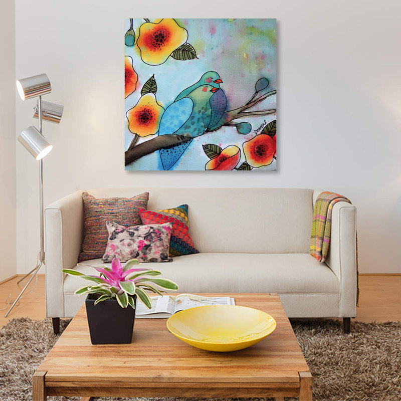 Little Bit Longer by Sylvie Demers - Wrapped Canvas Painting, 45.72 cm H x 45.72 cm W x 1.91 cm D