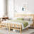 Perales Bamboo & Metal Platform Bed-322836134