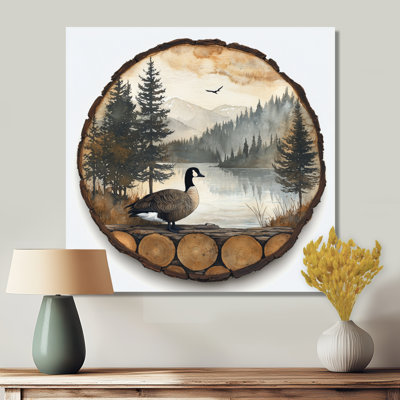 Hiver canadien par le lac Wooden III - Oie