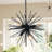 Chemeka 6 - Light Iron Dimmable Sputnik Sphere Chandelier