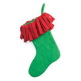 Hand-Felted Wool Christmas Stocking