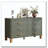 Modern Storage Cabinet with Metal Handles & Solid Wood Legs-1088124071