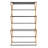 Bamboo Folding Clothes Drying Rack, Compact Upscale Laundry Rack with 13 Coated Dowels, Environmentally Friendly, Stable Frame
