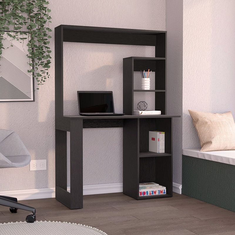 Maine Desk With Hutch and  Shelves