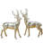 Rustic Reindeer Figurines, 8.75 Inches