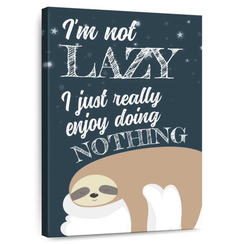 Tergel Funny Sloth, 36" H x 24" W