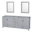 Sheffield 79" Double Bathroom Vanity Base Only-31336914