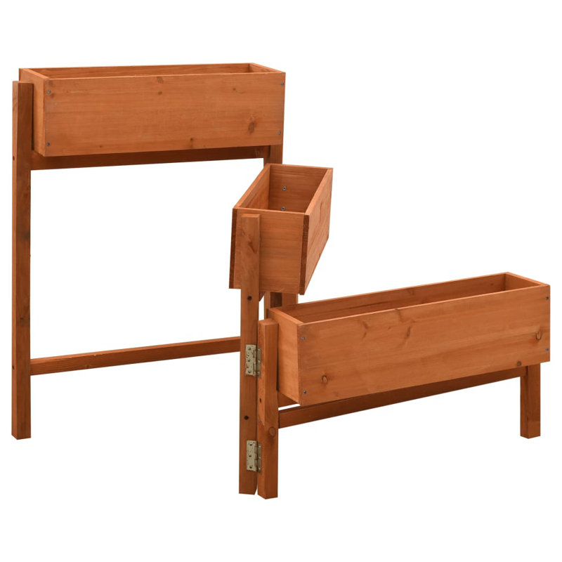 Feroz Wood Vertical Garden, Orange