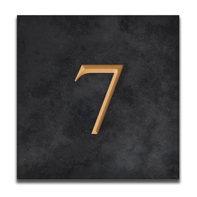 Velia 17.78cm H Stone House Number