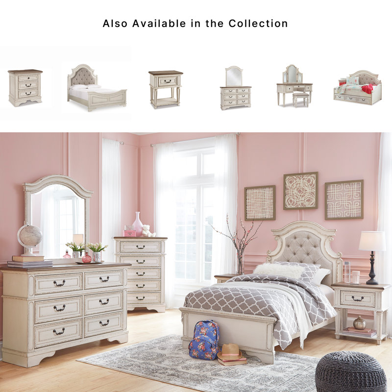 Commode double 6 tiroirs avec miroir Heraldas