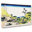Lower Meguro by Katsushika Hokusai - Wrapped Canvas Print-55365379