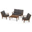 Ensemble de chaises à assise profonde 4 pièces Braxton-131225541