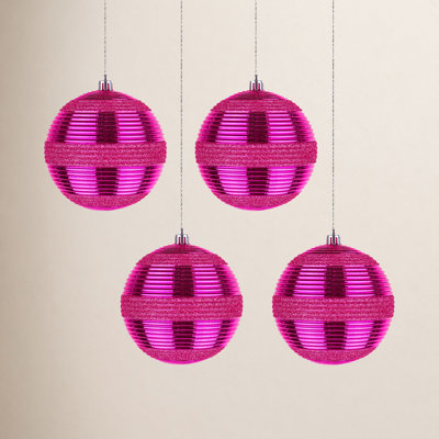 The Holiday Aisle® Shatterproof Swirling Ball Ornaments
