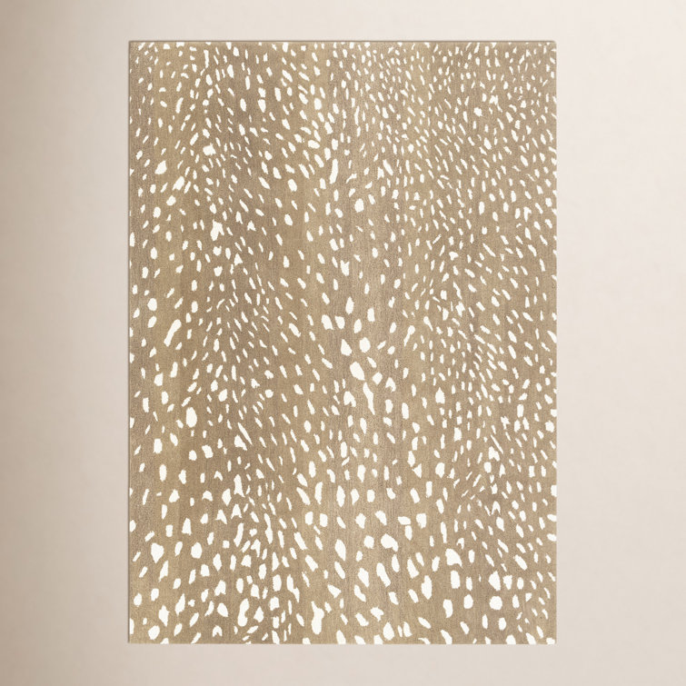 Jona Hand Tufted Wool Animal Print Indoor Rug