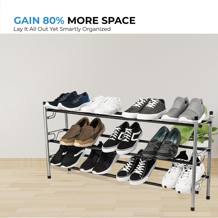 USTECH 2 Tier Shoe Rack