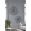 Poppy Flower Wall Decor In Silver/Black