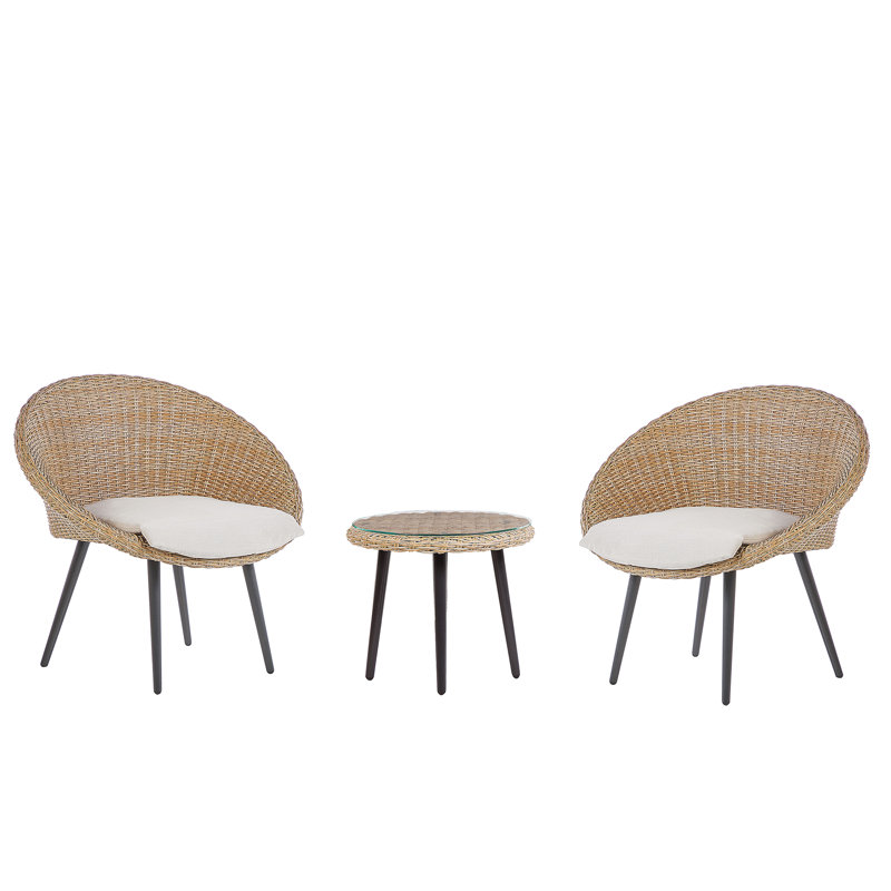 Laurie 2 Seater Rattan Conversation Set