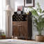 Armoire à vin sculptée Ewyn