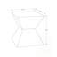 Table d'appoint d'extérieur moderne 25 "h-695864920