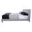 Elegant platform bed in traditional style