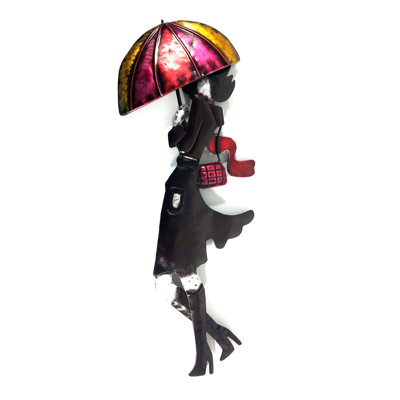 Handmade People Wall Decor on Metal