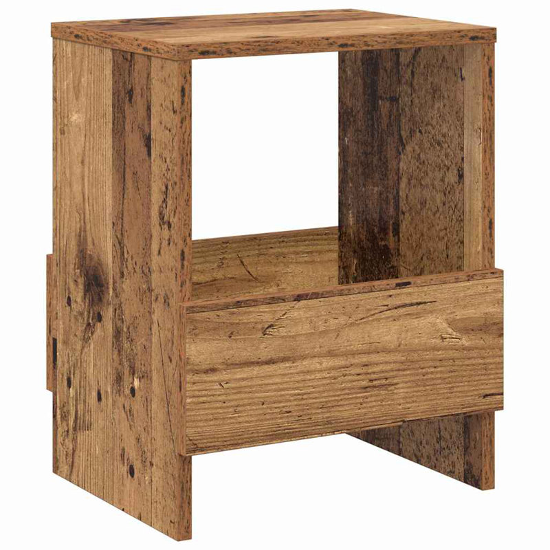 Wood Free Standing Magazine Rack, Dark Brown