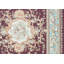 Hand-Knotted High-Quality Wine and Blue Area Rug