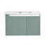 Meuble-lavabo mural 36 po avec lavabo en céramique
