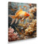 Orange, corail, poisson blanc, merveille - aquariums, art mural-106111880-106111888