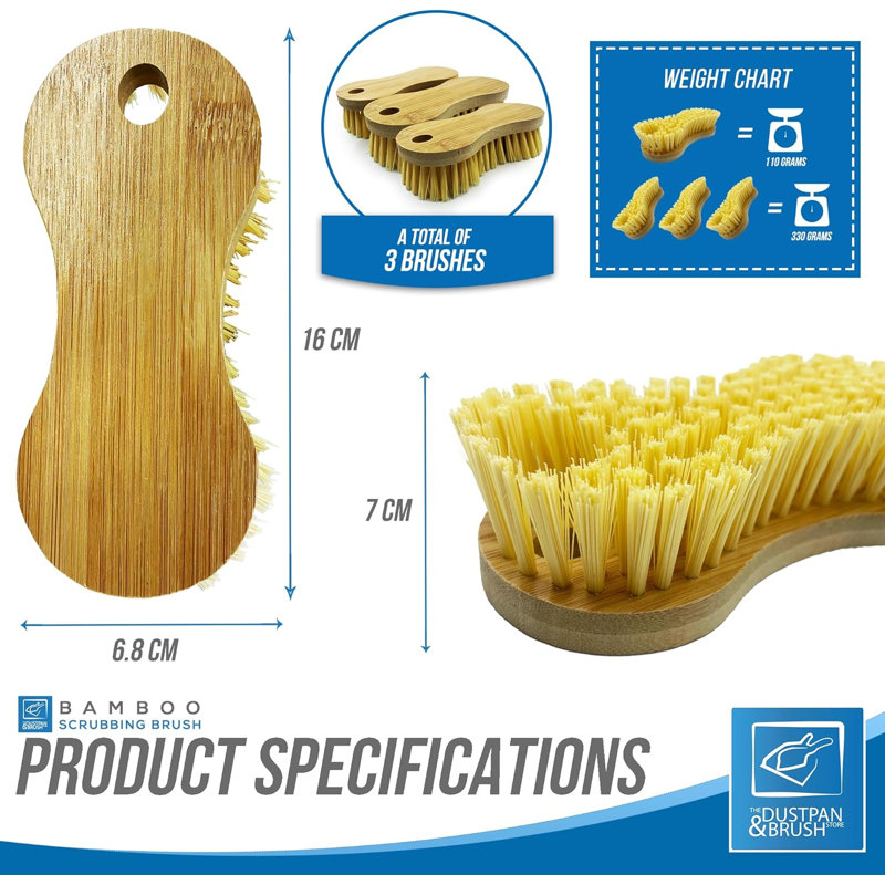 Adjustable Cleaning Brushes with Replaceable Head