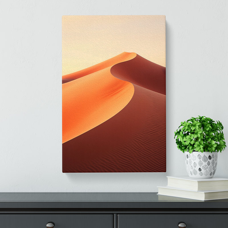 Desert Abstract No.2 - Wrapped Canvas, 50cm H x 35cm W x 3cm D