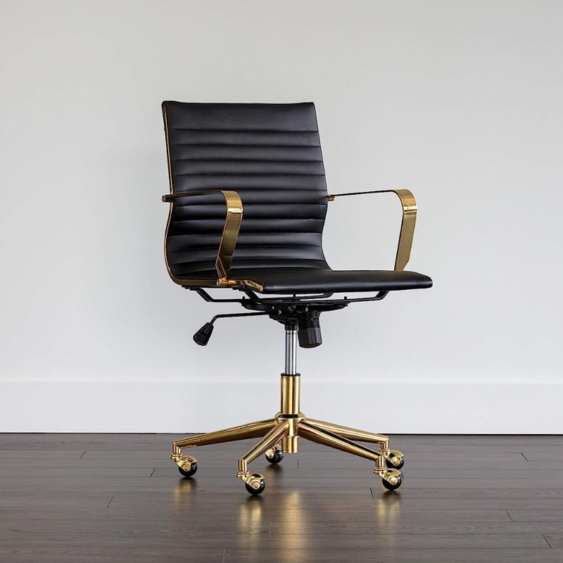 Everly Quinn Task Chair, Black