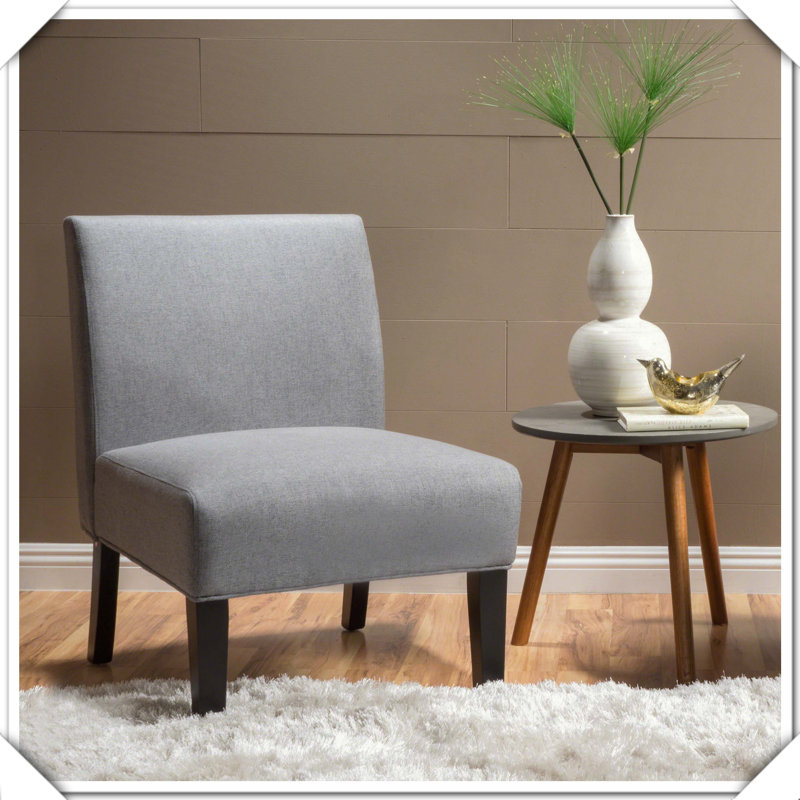 Chaise d'appoint chic pour les sièges de détente élégants, Gris