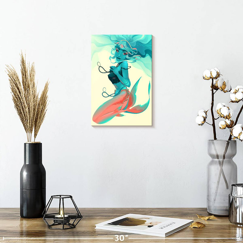 Kelan Mermaid Portrait, 12" H x 8" W