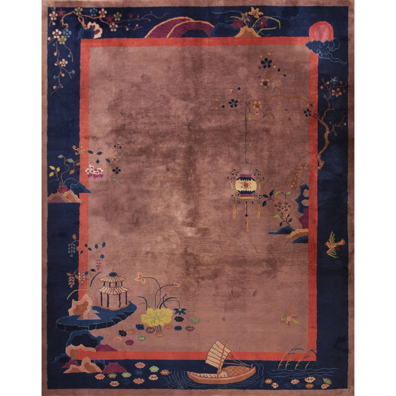 Tapis antique antique Art Deco