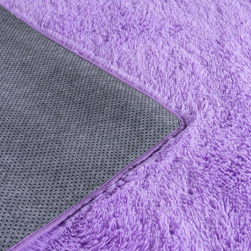 9x12 ft Shag Rugs for Living Room, Purple Soft Fluffy Rug for Bedroom, Non-Slip Area Rug for Kids Home Dorm Decor Aesthetic