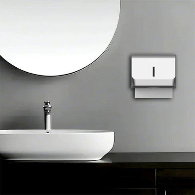 Distributeur de papier essuie-mains mural commercial C-Fold