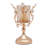 Candle Holder with Glass Shade for Home Decor