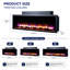 Castleton Fires & Fireplaces 120cm W Black Electric Fireplace with 6824.28 BTU-134515139