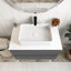 Meuble-lavabo mural 30 po en contreplaqué flottant avec lavabo