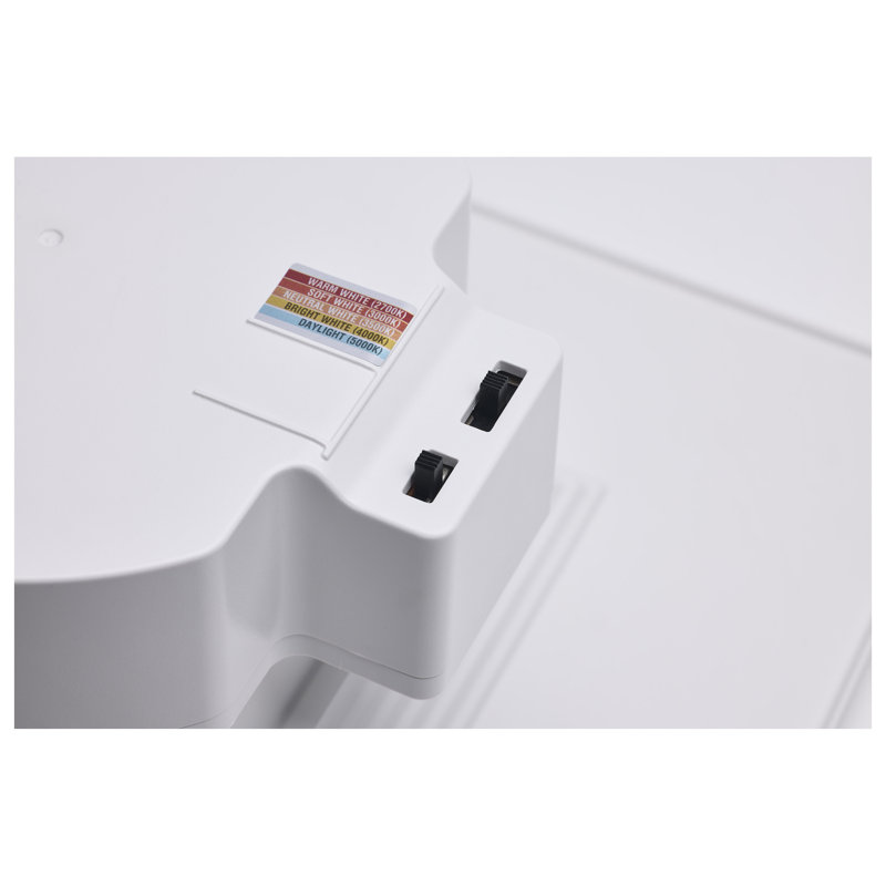 25.5W Field Selectable LED 8-Inch Commercial Downlight Dual Dimming Square 120-347V