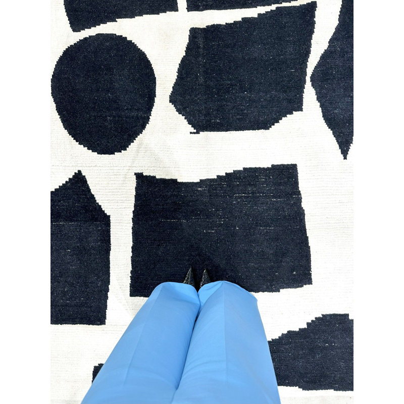 Modern Moroccan One-of-a-Kind 8'2" X 10' Hand Knotted Area Rug